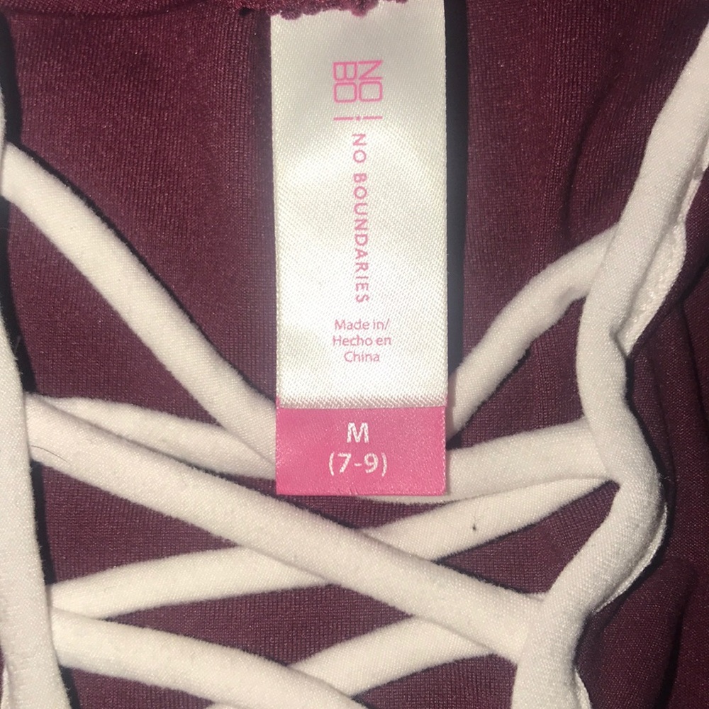 Red bodycon soft dress with hood - Picture 3 of 3